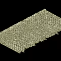 Light Colored Brick Patterned Ceramic Floor Tiles For Indoor Home Decoration