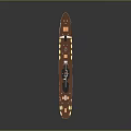 Vintage Cruise Ship Model Featuring Black Red Hull Two Smokestacks And Detailed Deck