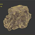 Natural Dark Wood Stone Featuring Rough Textured Surface And Organic Shape