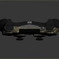 Camouflage Pattern Game Controller Modern Electronic Device With Ergonomic Design