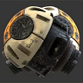 Modern Sci-Fi Devices Functional Filter Components Filter Components 3d model