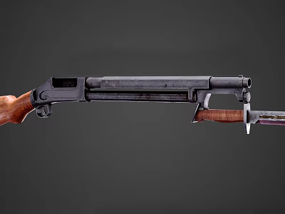 Guns, firearms, automatic rifles, sniper rifles, pistols, submachine guns 3d model