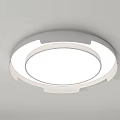 Modern Minimalist Ceiling Lights With Square And Round Shapes Bright Sleek Design 3d model