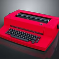 modern typewriter old typewriter antique typewriter classical typewriter 3d model