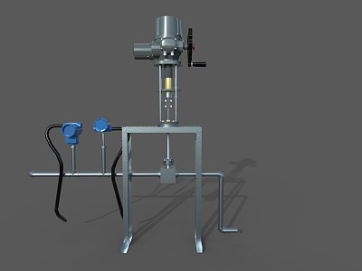 Electric return valve Electric valve 3d model