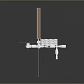 International Space Station Structure With Solar Panels And Support Modules