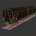 vintage train steam train train carriage locomotive head steam car carriage train vehicle 3d model