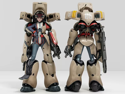 Modern Game Characters 3d model Modern Game Characters 3d model