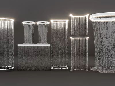 Garden Ornaments With Crystal Design And LED Lighting For Outdoor Decorative Use 3d model