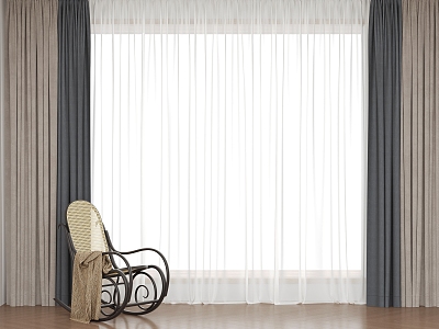 Modern Curtain Window Screen Curtain Pleated Blinds Venetian Blinds Window Screen Fabric Yarn model