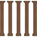 Middle Ancient Roman Column European Column 3d model