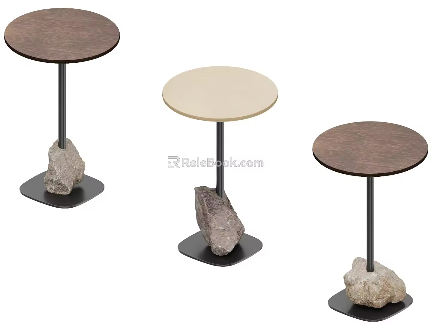 Modern Side Table Round Side Table Coffee Table 3d model