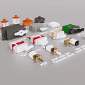Steering geared motor Synchronous motor Brushless motor 3d model