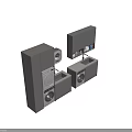 Contemporary Bathroom Cabinet Rack with Washer Sink Countertop and Storage Cabinets
