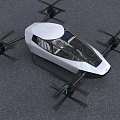 Xiaopeng Traveler X2 Flying Car 3d model