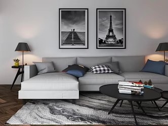 Corner sofa 3d model