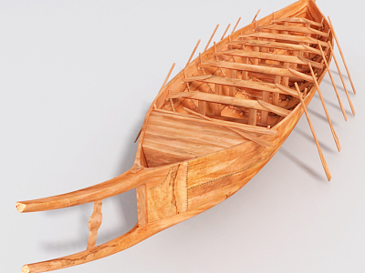 Modern Boat Kayak Boat Ancient Boat Wooden Boat model