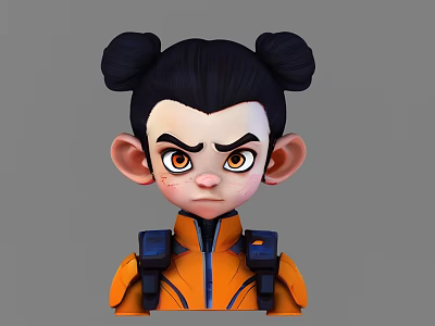 Game Characters Cartoon Little Boy 3d model
