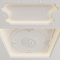 European-style ceiling 3d model