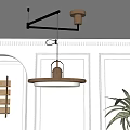 Folding chandelier 3d model