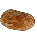 Freshly Baked Artisan Bread With Golden Brown Crust And Rustic Texture 3d model