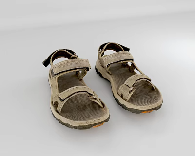 Modern Sandals Shoes Canvas Shoes Sneakers High Heels Martins 3d model