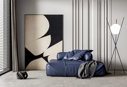 Modern Lazy Sofa Panamanian Sofa 3d model