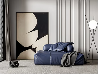 Modern Lazy Sofa Panamanian Sofa 3d model