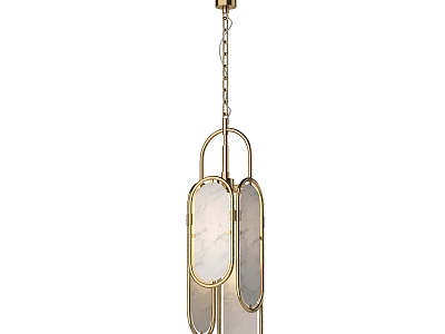 Modern Light Luxury Chandelier Small Chandelier 3d model