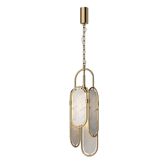 Modern Light Luxury Chandelier Small Chandelier 3d model