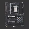 Smart Machine Core Motherboard Featuring Advanced Circuitry And High Tech Components 3d model