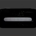 Stylish Key Shaped Jewelry Accessory With Black Finish And Silver Accents