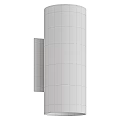 Modern Minimalist Chandelier With White Fabric Shade Gray Lines And Black Base
