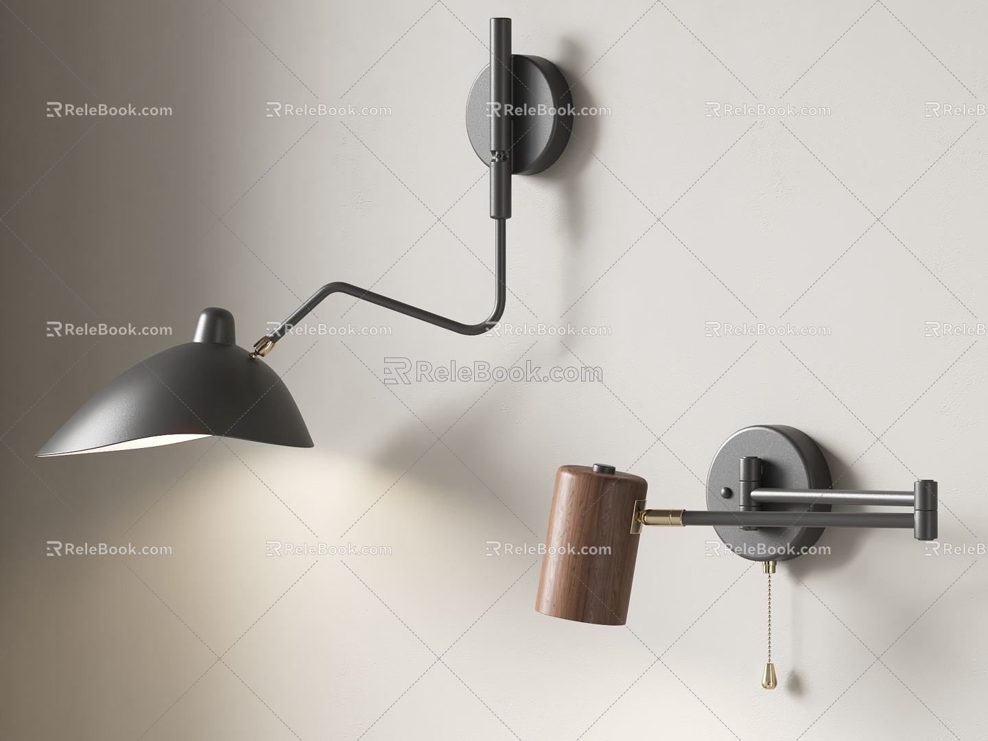 Vintage wall lamp medieval wall lamp rocker lamp bedroom wall lamp living room wall lamp 3d model