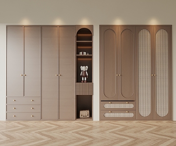 Middle Style Wardrobe 3d model