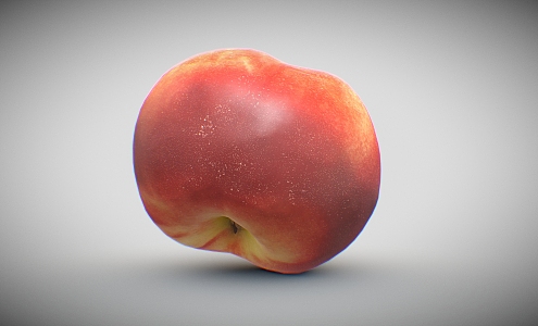 Nectarine Peaches Scan Nectarine Fruit 3d model