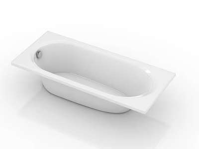 Modern Bathroom Supplies Bathtub 3d model