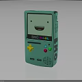 Green Frog Themed BMO COLOR Gaming Device With Smiley Face And Colorful Buttons