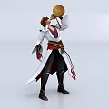 Game Character Li Bai 3d model
