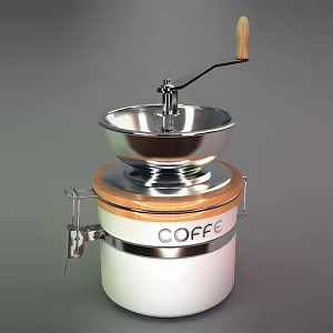 Coffee machine grinder 3d model