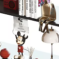 Stylish Decorative Ornament Set With Vases Books Sculptures And Plants For Shelf