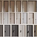 Multiple Styles Of Hinged Doors With Different Colors And Modern Designs
