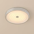 Modern Round Ceiling Light With Metal Frame And Soft Illumination For Contemporary Home Interiors