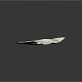 Futuristic Aircraft Concept With Sleek White Aerodynamic Design And Transparent Cockpit