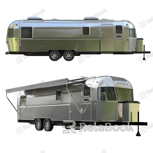 Modern Mobile RV Compartment model