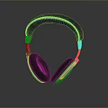 Modern Over Ear Computer Headphones with Wireless Noise Cancelling and Leather Headband Design