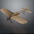 Vintage Wooden Biplane Model Showcasing Early Aerospace Flight Innovation And Design