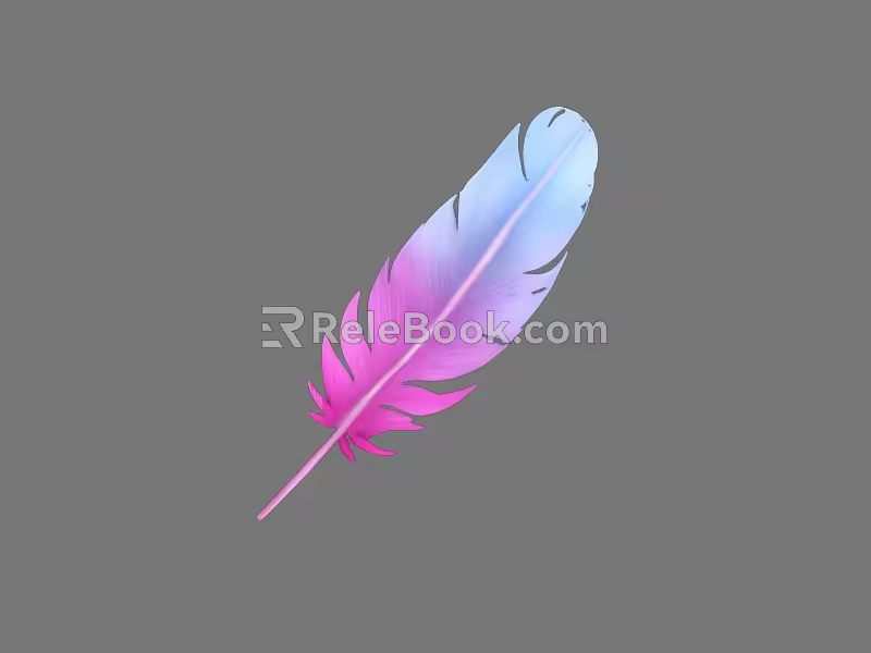 Feathers Birds Feathers Flying Birds Pigeons Feathers Various Feathers Wings Flying Feathers 3d model
