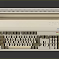 Modern Keyboard Wireless Keyboard Computer Configuration Bluetooth Keyboard 3d model