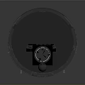 Smart Computer Controlled Robotic Vacuum Cleaner With Modern Circular Design And Automatic Cleaning